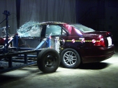 NCAP 2011 Ford Fusion Hybrid side crash test photo