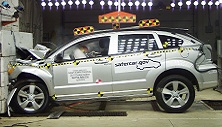 NCAP 2011 Dodge Caliber front crash test photo