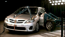 NCAP 2011 Toyota Corolla side crash test photo