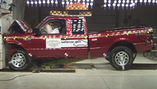 NCAP 2011 Ford Ranger front crash test photo
