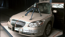 NCAP 2011 Buick Lucerne side pole crash test photo