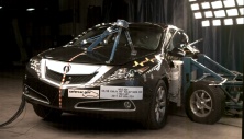 NCAP 2011 Acura ZDX side crash test photo