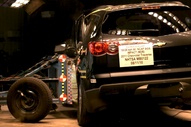 NCAP 2012 Chevrolet Traverse side crash test photo