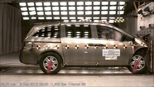NCAP 2012 Honda Odyssey front crash test photo
