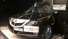 NCAP 2012 Acura ZDX side pole crash test photo