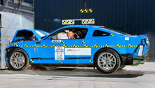 NCAP 2012 Ford Mustang front crash test photo