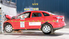 NCAP 2012 Ford Focus front crash test photo