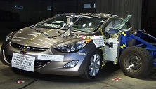 NCAP 2012 Hyundai Elantra side crash test photo