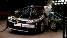 NCAP 2012 Toyota Camry side crash test photo