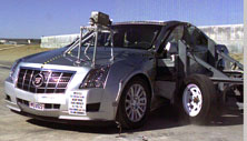 NCAP 2012 Cadillac CTS side crash test photo