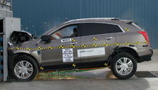 NCAP 2012 Cadillac SRX front crash test photo