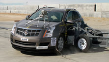 NCAP 2012 Cadillac SRX side crash test photo
