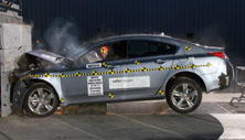 NCAP 2012 Acura TL front crash test photo