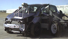 NCAP 2012 Toyota Yaris side crash test photo