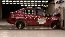 NCAP 2012 Suzuki SX4 front crash test photo