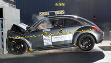 NCAP 2012 Volkswagen Beetle front crash test photo