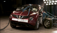 NCAP 2012 Nissan Juke side crash test photo