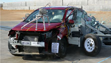NCAP 2012 Nissan Versa side crash test photo