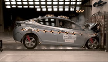 NCAP 2012 Hyundai Elantra front crash test photo