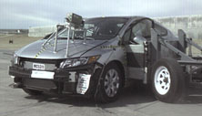 NCAP 2012 Honda Civic side crash test photo