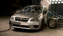 NCAP 2012 Subaru Impreza side crash test photo