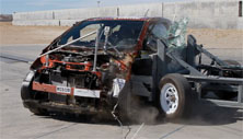NCAP 2012 Scion iQ side crash test photo