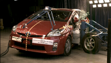 NCAP 2013 Toyota Prius side crash test photo