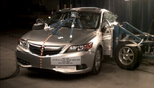 NCAP 2013 Acura ILX side crash test photo