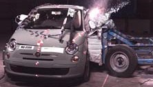 NCAP 2013 Fiat 500 side crash test photo