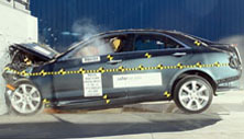 NCAP 2013 Cadillac ATS front crash test photo