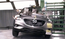 NCAP 2013 Mazda CX-9 side pole crash test photo