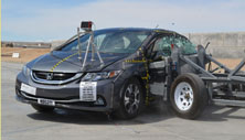 NCAP 2013 Honda Civic side crash test photo