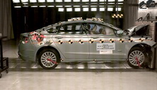 NCAP 2013 Ford Fusion Energi front crash test photo