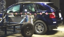 NCAP 2014 Ford Edge side crash test photo