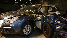 NCAP 2014 Subaru Outback side crash test photo