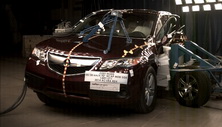NCAP 2014 Acura RDX side crash test photo