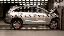 NCAP 2014 Acura RDX front crash test photo