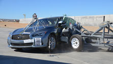 NCAP 2014 Infiniti Q50 side crash test photo