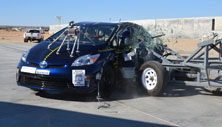 NCAP 2014 Toyota Prius side crash test photo