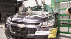 NCAP 2014 Chevrolet Malibu side pole crash test photo