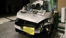 NCAP 2014 Ford Fiesta side pole crash test photo