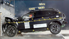 NCAP 2014 Subaru XV Crosstrek Hybrid front crash test photo