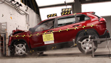 NCAP 2014 Jeep Cherokee front crash test photo