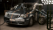 2015 Chrysler Town and Country Side Crash Test