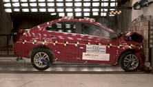 NCAP 2015 Chevrolet Sonic front crash test photo