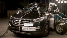 NCAP 2015 Hyundai Santa Fe Sport side crash test photo