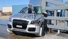 2015 Audi Q5 Hybrid Side Pole Crash Test