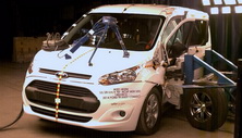 NCAP 2015 Ford Transit side crash test photo