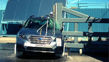 2015 Subaru Legacy Side Pole Crash Test