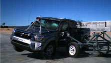 NCAP 2015 Toyota Tacoma side crash test photo